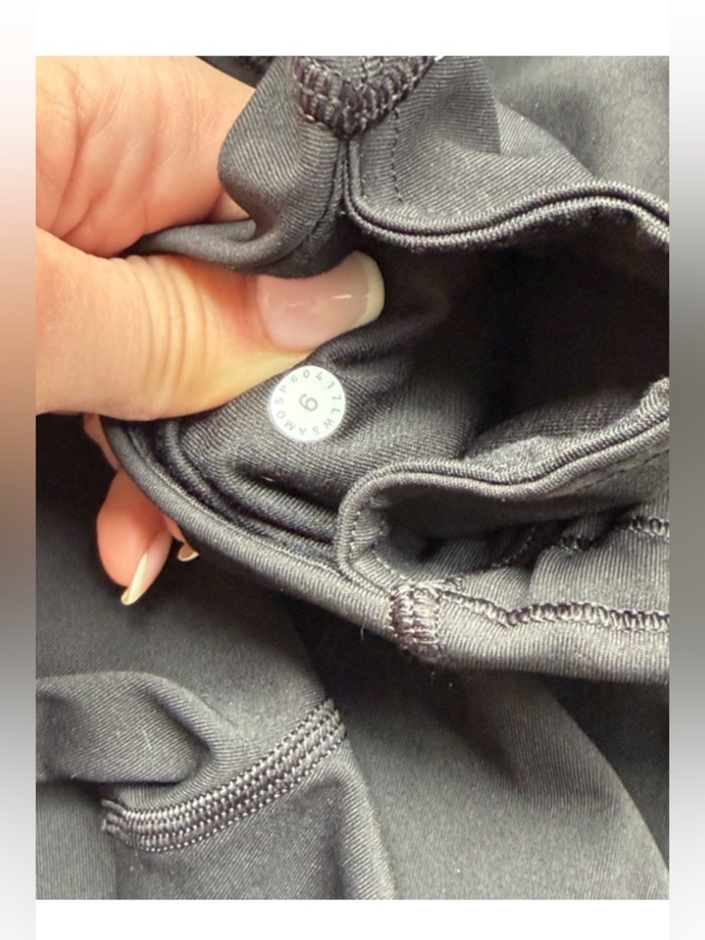 Lululemon Wunder Under Black Leggings (6) & Strappy Sports Bra (4) Set - Picture 9 of 12
